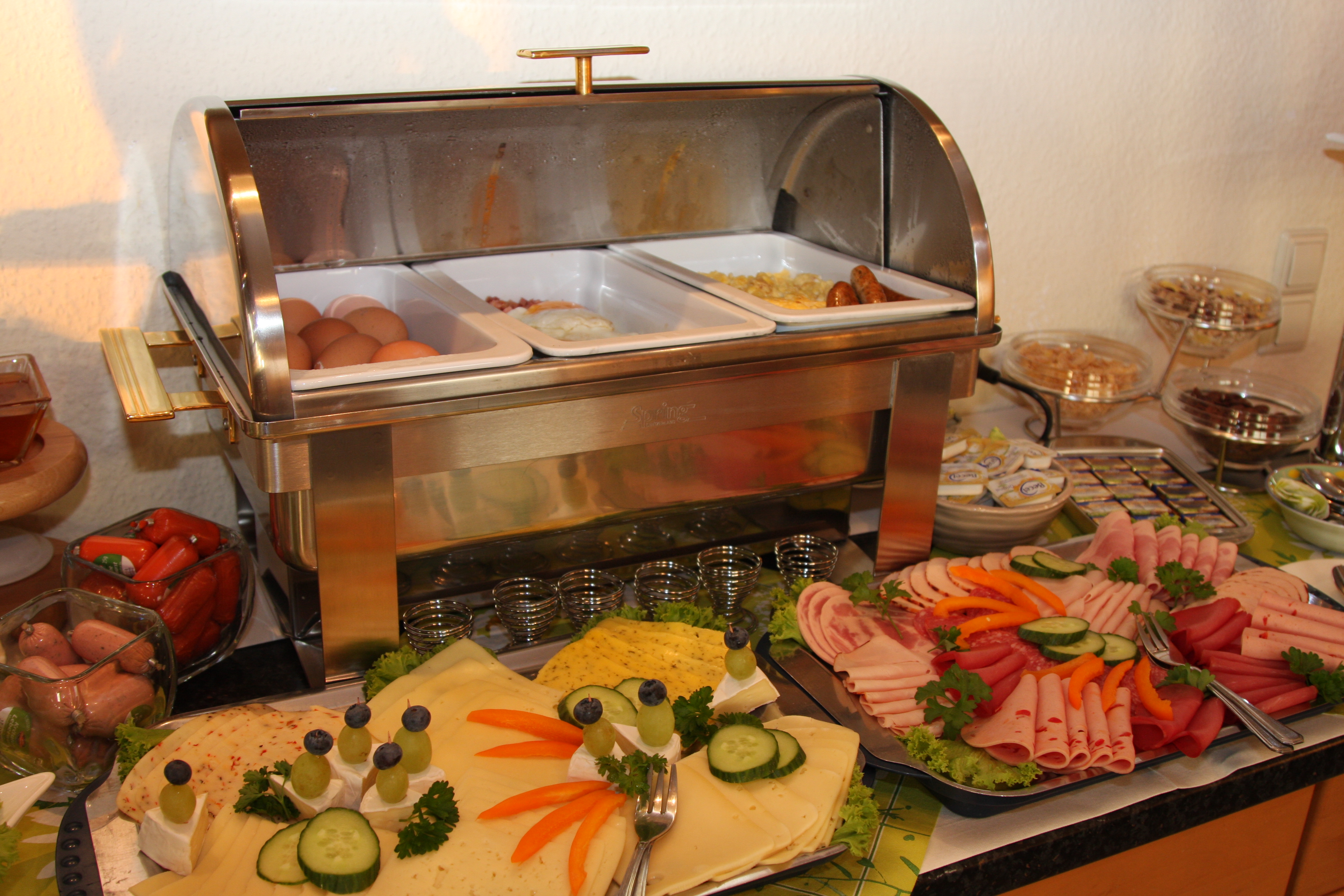 Frühstücksbuffet im Hotel Wustermark